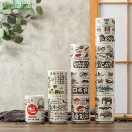 Mugs Characteristic Manga Style Ceramic Sushi Cup Japanese Straight Tea Water Coffee Mug Set Teaware