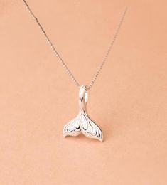 Pendant Necklaces Design Animal Fashion Women Necklace Whale Tail Fish Nautical Charm Mermaid Elegant Jewellery Girls Collares3718968