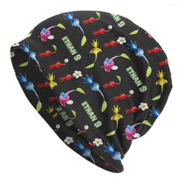 Berets Hat Sticker Pack Free Customization Fashion Caps For Men Women Pikmin Game Skullies Beanies Ski Cotton Bonnet Hats