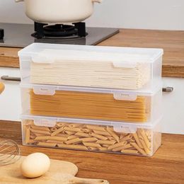 Storage Bottles Food Organizer Box Grade Noodles Container Transparent Refrigerator Dispenser Spaghetti