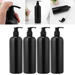 Liquid Soap Dispenser 4pcs Black Portable Bottle Pressure Pump Used To Hold Lotion Detergent Shampoo Leakproof For Travel