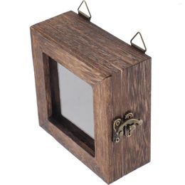 Frames Vintage Specimen Box Shadow Display Pressed Flowers For Insect Case Dried Holder Boxes Insects