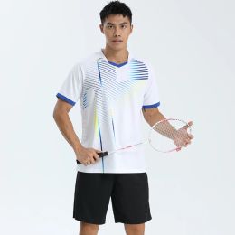 Sets Men Tracksuits Quick Dry Training Tennis Soccer Badminton Jersey Custom Print College Team Sports Sets Male Outdoor Running Suit