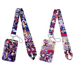 Amazing Digital Circus Neck Strap Lanyard for Key ID Card Gym Cell Phone Straps USB Badge Holder DIY Hang Rope Lariat Lanyard