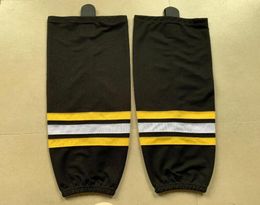 New Kids Youth Men blue Ice hockey socks Black training socks 100 polyester Practise socks quality5800025
