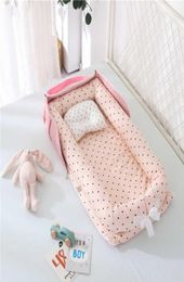 Portable Baby Nest Bed for Boys Girls Travel Bed Infant Cotton Cradle Crib Baby Bassinet Newborn5254907