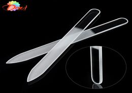 10Pcslot New Transparent Glass Nail File and Translucent Durable Crystal nail Art Care Files Tool6336328