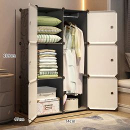 Cheap Small Wardrobe Partitions Portable Clothes Storage Closet Organiser Bedroom Cabinet Watches Ropero Lounge Suite Furniture