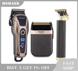 Professional Barber Hair Clipper Rechargeable Electric TOutliner Finish Cutting Machine Beard Trimmer Shaver Cordless Corded X0622825106