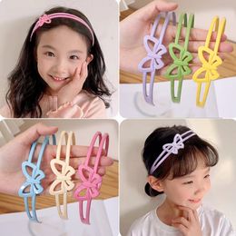 Acrylic Hollow Butterfly Headband Baby Kids Cute Butterfly Hairband Candy Color