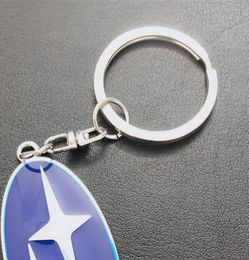 Popular 3D Metal Car Key Ring Brand Auto Keychains Car KeyChain Accessories Man Gifts Keyrings holder2351066