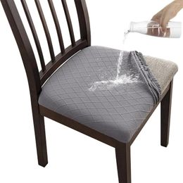 Chair Covers Diamond Lattice Jacquard Cushion Cover El Dining Room Table Waterproof And Dustproof.