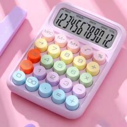 Calculators Mechanical keyboard calculator Portable calculator for student exams 12bit large screen calculator office accounting calculator