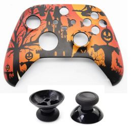 Cases For Xbox Series X & S Controller Replacement Cover Front Housing Case Faceplate Face Plate Panel Custom DIY Shell Thumbsticks