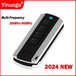 Rings MultiFrequency Garage Door Remote Control Duplicator 280MHz868MHz SelfCopy Variable Code Grabber Barrier Keychain Transmitter