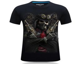 Mens Designer T Shirts 3D printing stereo domineering tshirt personality designer clothes round neck tshirt luxury pirate men shi9164587