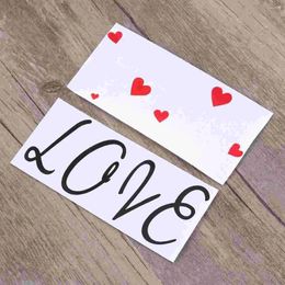 Window Stickers Love Glass Sticker Beautiful Creative Loving Heart Decor For Valentine's Day Bar Dancing Party