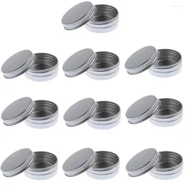 Storage Bottles 10pcs 15g Cosmetic Empty Jar Pot Container Tin Case And Screw Lid