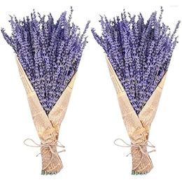 Decorative Flowers 100g Natural Lavender Dried Bohemian Decor Fragrance Aesthetic Valentine's Day Party Bridal Bouquet Wedding Decoration