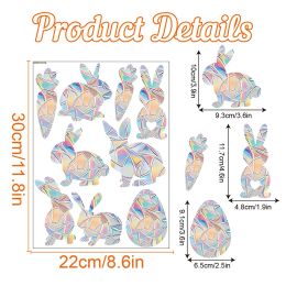 Electrostatic Lightcatcher Rainbow Sticker Creative Chic Window Colorful Films Prismatic Butterfly Accessories for Home Door