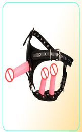 Removable Strap On Dildo Lesbian Sex Toy Three Dildo With Strap ons harness Strapon Penis strapon Anal Plug Vibrator For Couple5039549