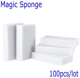 Esponja Magica Para Limpeza Magic Sponge Cleaner Eraser Melamine Sponge for Cleaning Cooking Tools Magic Eraser 100pcslot4060237