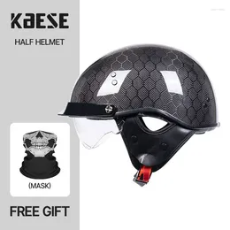 Motorcycle Helmets Safety Riding Snakeskin Carbon Fibre Helmet Full Face Cascos Moto De Capacetes Parts Motocross Casque DOT ECE