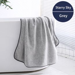 Thickened Bath Towels for The Body Microfiber Towel for Gym Sports Shower Robe for Spa Beath Home Antibacterial Bamboo Charcoal