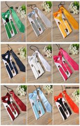 Kids Suspenders Bow Tie Set for 110T Baby 17 colors Boys Girls Suspenders accessories Braces Elastic Yback LC6775894541