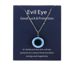 1PC Blue Glass Evil Eye Pendants Necklace For Women Men Turkey Lucky Necklace Choker Jewellery Accessories6213610