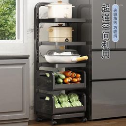 Kitchen Storage SH Aoliviya Rack Household Floor Pot Multi-Layer Fruit And Vegetable Basket Trolley Multi-Functional