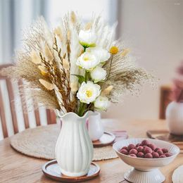 Decorative Flowers 95PCS Boho Decor Natural Pampas Grass Decoration DIY Dried For Coffee Table Living Room