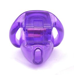 Latest Design The Nub of HT V3 Natural Resin Male Cock Cage With 4 Penis Ring Bondage Lock Chastity Device Adult BDSM Sex Toy 4 Co3037184