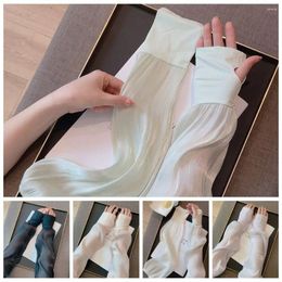 Knee Pads Fashion Summer Loose Cycling Driving Sun-protective Sleeves Arm Cuff Cover Outdoors Travel Supplies Anti-UV Ice Silk