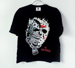 Warren Tshirts Jason Skull Print Mens Lotas Womens Art TShirts Loose Tees Men Casual Shirt Shorts Sleeve Black Tee SXL5036515