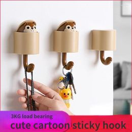 Hooks Funny Decorative Hook Key Holder Wall For Coat Hat Cellphone Decor Door Organizar Colgador De Llaves