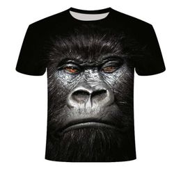 3d Animal Tshirt Funny Monkey Gorilla Shirt Unisex Short Sleeve Alternative Hip Hop Harajuku Streetwear T Shirt Men Summer Tops9545238