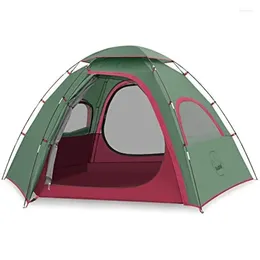 Tents And Shelters KAZOO Outdoor Camping Tent 2/4 Person Waterproof Easy Setup Two/Four Man Sun Shade 2/3/4 People