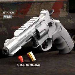 Gun Toys Tactical ZP5 revolver launcher continuous shooting pistol soft dart bullet toy gun CS outdoor children adult gift yq240413EL0C