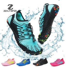 Unisex Wading Shoes Quick-Dry Aqua Shoes Drainage Water Shoes Beach Sports Swim Sandals Yoga Barefoot Diving Surfing Sneakers 240402