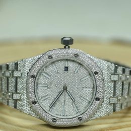 Luxury Looking Fully Watch Iced Out For Men woman Top craftsmanship Unique And Expensive Mosang diamond 1 1 5A Watchs For Hip Hop Industrial luxurious 8415