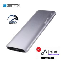 Drives STmagic External Solid State Drive 1TB 540MB/s Metal Hard Drive USB3.1 TypeC PSSD Hard Disk Mobile SSD for Laptop Destop MacBook