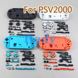 Accessories 1set For PSV 2000 Game Controller Full Housing Shell Case for Sony PSVita 2000 Side Shell Cover Buttons Replacement