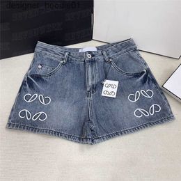 Women's Shorts Classic Embroidery Shorts Jeans For Women High Grade Denim Pants Fashion Lady Girl Short Pant Streetwear C240413