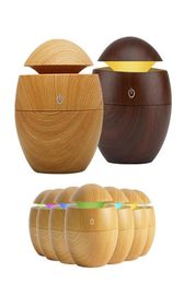 USB Electric Aroma Air Diffuser Wood Ultrasonic Air Humidifier Essential Oil Aromatherapy Cool Mist Maker for Home1762477