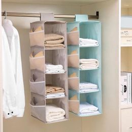 Storage Boxes Multi-Layer Cabinet Clothes Bag Organiser Washable Laundry Hanging Oxford Cloth