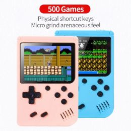 Players Retro Portable Mini Handheld Video Game Console 8 Bit 3.0 Inch Color LCD Kids Color Game Player Built in 500 Games Free Shipping
