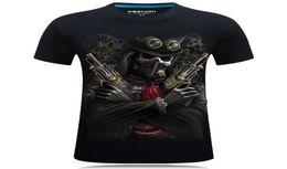 Mens Designer T Shirts 3D printing stereo domineering tshirt personality designer clothes round neck tshirt luxury pirate men shi8701336