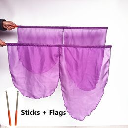 Festival Flags Wings for Group Performance Props Flag Dance Accessories Stage Opening Ceremony Sports Children Adult Boys Girl
