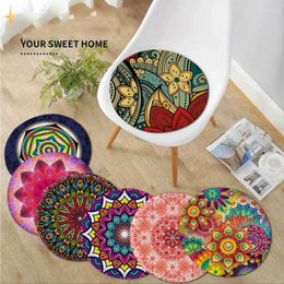 Pillow Mandala Flower Mat Decorative Chair Soft Pad Seat For Home Office Indoor Outdoor Garden Sofa Decor Tatami